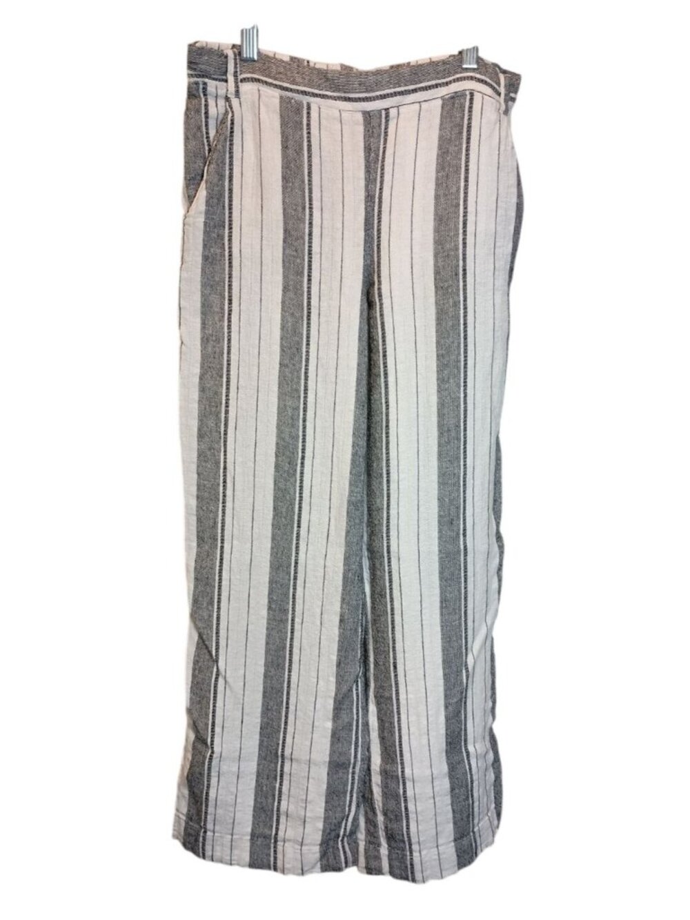 Maurices Women's Stripped Gray/White Pants Sz.M - Picture 1 of 5